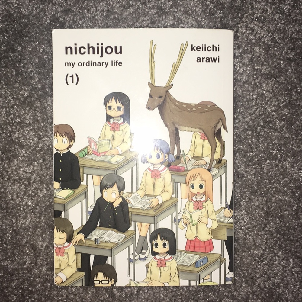 nichijou my ordinary life graphic novel book